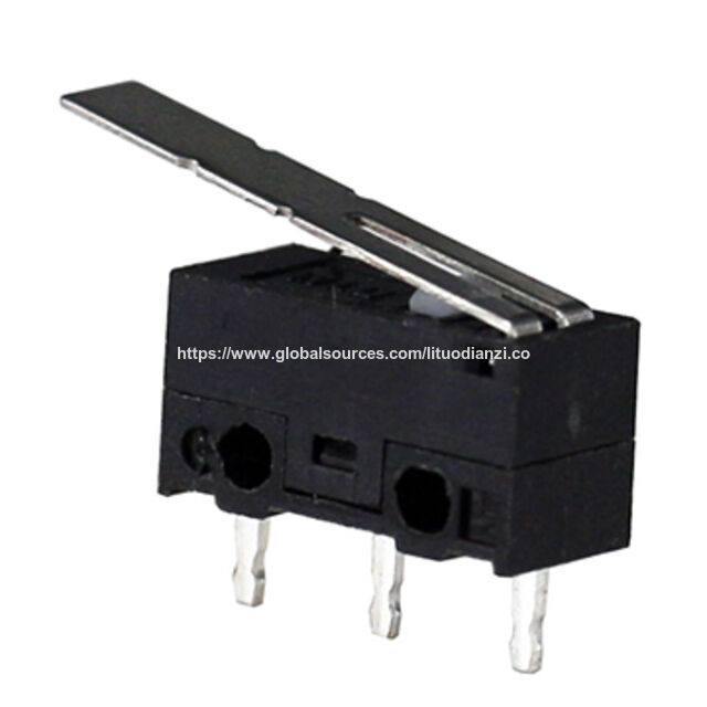 Mini Switch Component China Micro/Miniature Switch w/100,000 Cycles Lifespan and Rating 0.5A ...