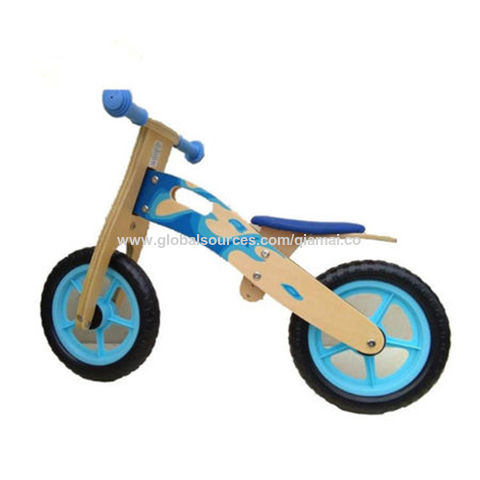 wooden 2 in 1 balance bike