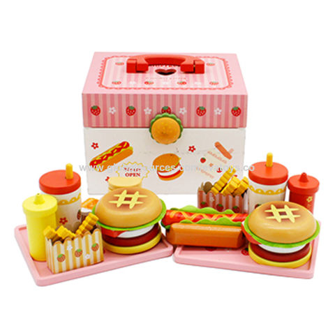 toy hamburger set