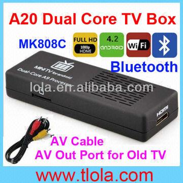 Mk808c Av Hdmi Bluetooth Android 4 2 Dual Core Smart Tv Box Xbmc With 0 Wifi 1080p Full Hd 3d M Global Sources