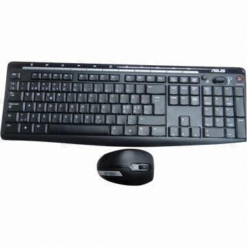 Wireless Keyboard Mouse Set Dhs Kb Rf24 Black For Asus Global Sources