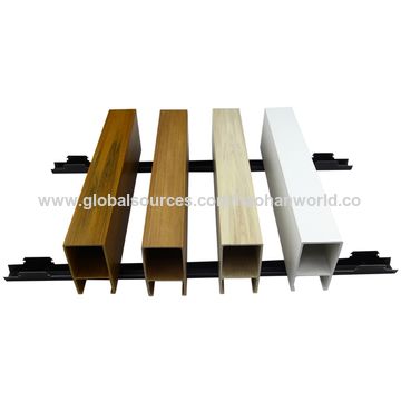 China Restaurant Wpc Timber Tubes And Modern Design Indoor Decorative Ceiling Beams Wpc Grid Ceiling On Global Sources Chinese Tile Wpc Ceiling Tile Wpc Grid Ceiling