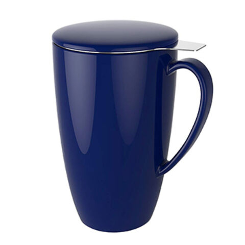China Porcelain Tea Mug Ceramic Coffee Cup With Infuser And Lid 15 China Porcelain Tea Mug Ceramic Coffee Cup Lid 15 Oz