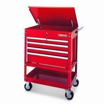 33 Inches 5 Drawer Service Cart With Electro Powder Coating To