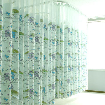 Inherently Flame Retardant Cubicle Curtain In Printed Patterns