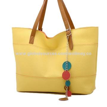 China Lady Handbags From Fuzhou Wholer Fujian Wollmay China Lady Handbags Made Of Pu Material With Inner Pocket Front Tag Designs For 2017