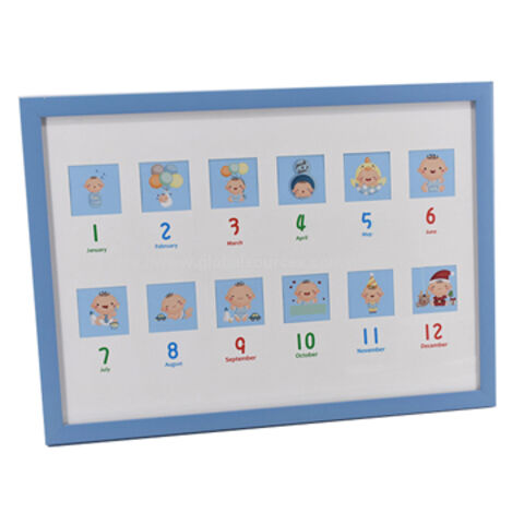 China Fashion Design Ps Baby Photo Frame With 12 Openings For Home China Fashion Design Ps Baby Photo Frame With 12 Openings For Home Decoration