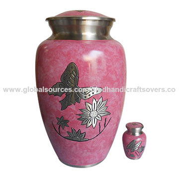 India Brass Butterfly Adult Cremation Urns From Moradabad