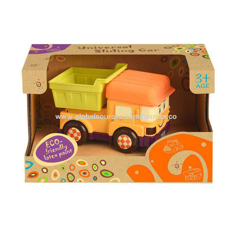 China B O Bump Go Cartoon Enginnering Truck W Light Music Requires 3 a But Not Included On Global Sources Toys