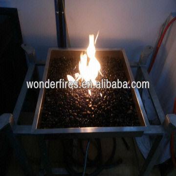 Gas Firepit Pan System Square Round Rectangle Custom Fire Burner