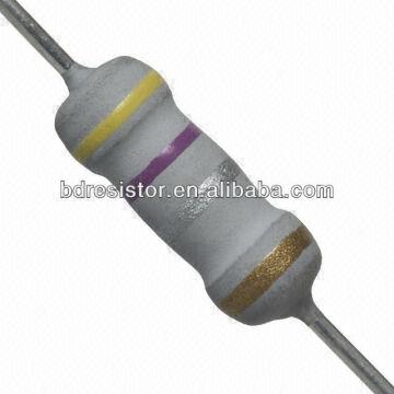 10 pcs Sicherungs-Widerstand  fusible resistor  1W 6,8K  10%  3,5x10mm 350ppm/C 