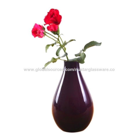 China Burgundy Bud Vase Solid Color Glass Vase On Global Sources Flower Vase Glass Bottle Glass Vase