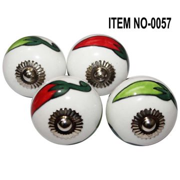 Kids Dresser Hand Painted Drawer Pull Assorted Ceramic Knobs