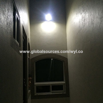 2 5 9w Solar Wall Lights For Garden Carport And Outdoor Use