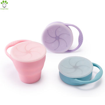 silicone baby snack cup