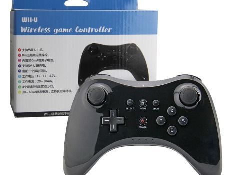 China Good Product Remote For Nintendo Wii U Black Classic Pro