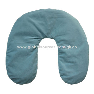 U Shaped Neck Pillow Filled With Buckwheat Flaxseeds Microwave