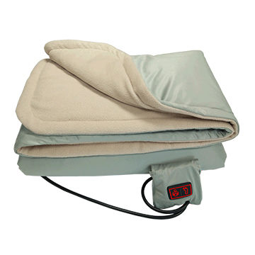 battery operated heated blanket for outdoors