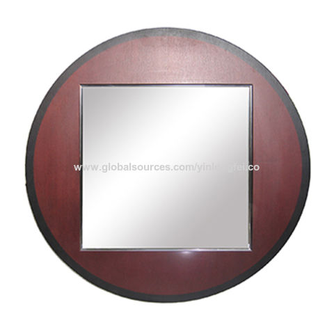 China Round Wood Frame With Square Mirror On Global Sources China Round Wood Frame With Square Mirror