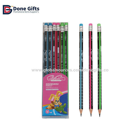 China Black Wood Pencil In Different Colors Hb 2b Pencils Customized Designs Are Accepted On Global Sources Diamond Pencils Pencils Promotional Pencils
