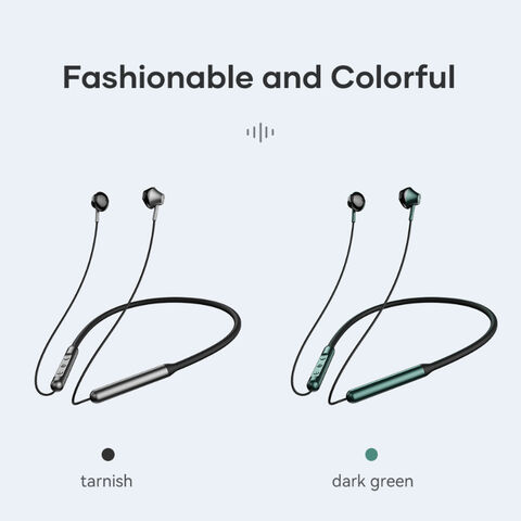 Eardeco 60 horas de resistencia de los auriculares bluetooth estéreo bass auriculares  inalámbricos de banda para el cuello de energía de la pantalla led del  auricular tf tarjeta de imán comprar ~