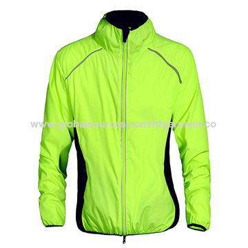 breathable reflective cycling jacket