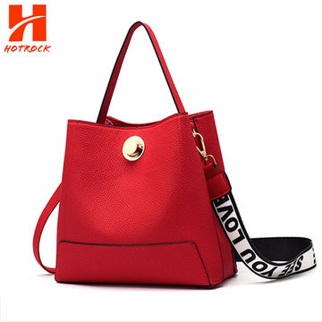 ladies red handbags