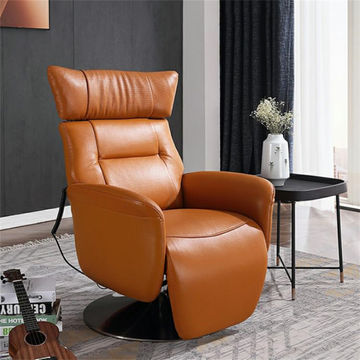 Single Modern Leather Sofa Furniture, Modern Recliners Leather