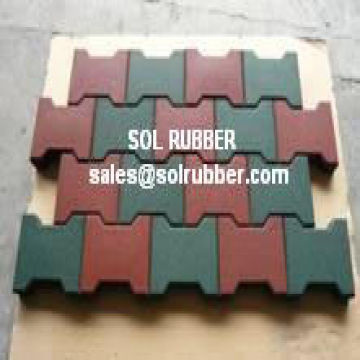 Horse Barn Paver Interlock Rubber Paver Dog Bone Paver Global