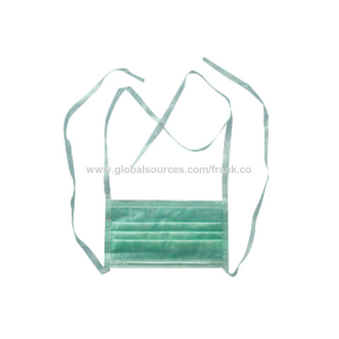 China Surgical Face Mask with Tie-on, Made of Non-woven, Three Colors ...