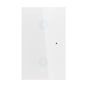 Chinasmart Wifi Wall Touch Switch 2 Gang Glass Panel Light Switch Us Standard On Global Sources