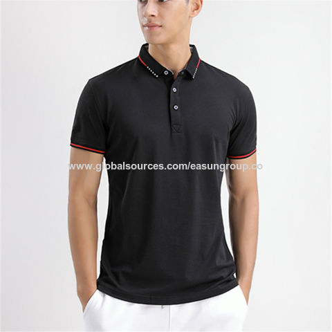 mens white polyester polo shirts