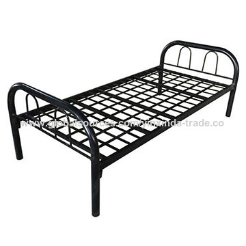China Metal Bed Frame Wrought Iron, White Wrought Iron Single Bed Frame