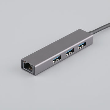 China Type C Hub USB C Hub To 1000M Ethernet Adapter Type Cto 3USB3 0 Port And 1 Ethernet Port