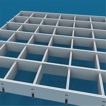 Metal Ceiling Aluminum Open Cell Ceiling Store Supermarket