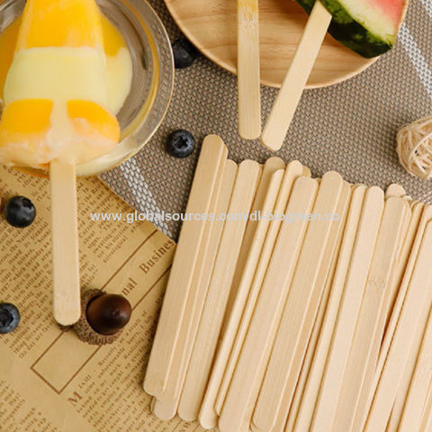 China Disposable Natural Birch Wooden Ice Cream Stick Got Brc Bsci 