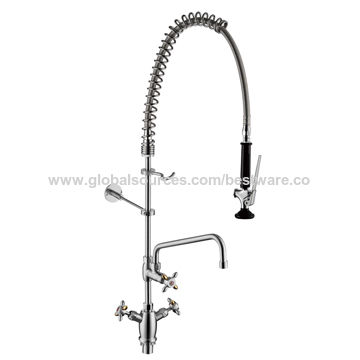 Patent Designed Cnc Turning Sus304 Hob Mount Pre Rinse Faucet With Mount Pre Rinse Faucet China