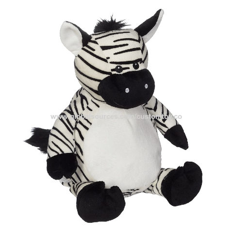 stuffed zebra