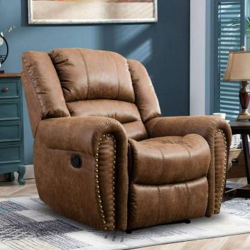 Manual Recliner Chair Overstuffed Arms And Back Breathable Bonded Leather Sofa Global Sources Manual Recliner Chair Overstuffed Arms, Overstuffed Leather Sofa