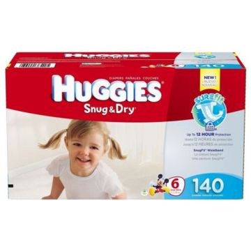 140 huggies diapers