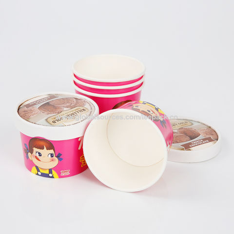 China Custom Printed Disposable Paper Ice Cream Cup With Lid Wholesale Disposable Paper Frozen Yogurt Cup On Global Sources Paper Ice Cream Cup Ice Cream Paper Cup Custom Paper Cup