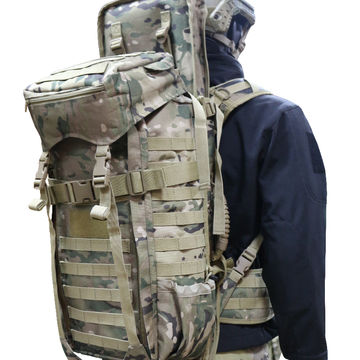 tactical backpack with rifle holder