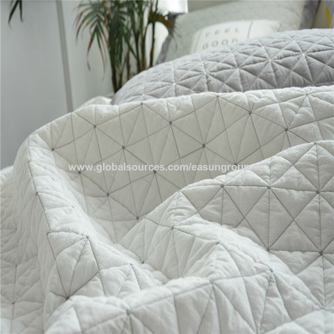 satin muslin comforters