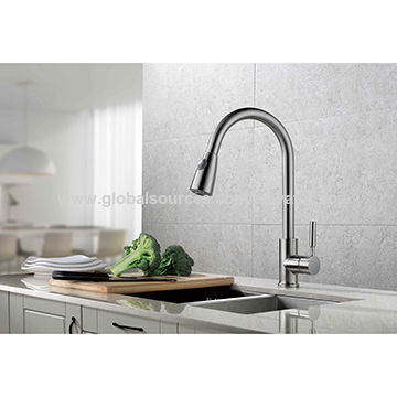 Popular Pull Out Kitchen Faucet With 35mm Ceramic Cartridge