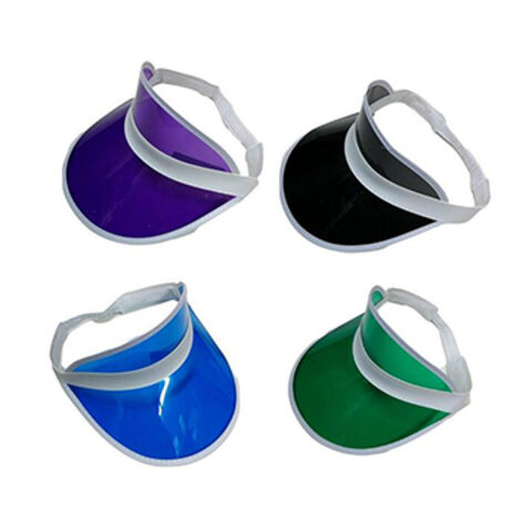 plastic golf visor