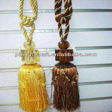 Crystal Curtain Tiebacks With Single Tassel Tiebacks Global Sources
