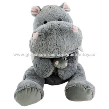 giant plush hippo