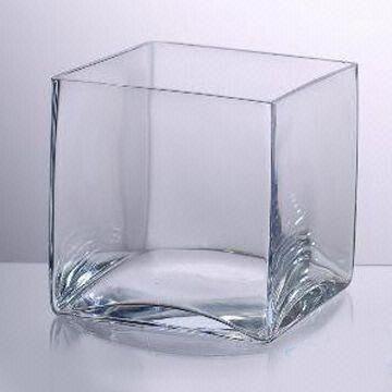 Square Glass Vase Measuring 16 X 16 X 16cm Global Sources