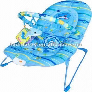 blue baby bouncer