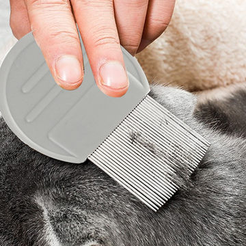 China Pet Lice Comb Professional Stainless Steel Groomin From